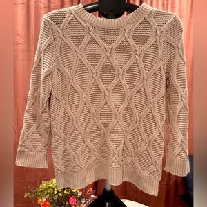 Old Navy Women's Textured Knit Sweater - Beige